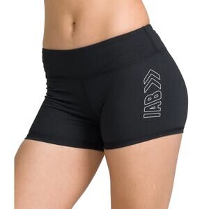 I Am Becoming IAB MFG No Ride Solid Black Logo Pull On Shorts XL 14